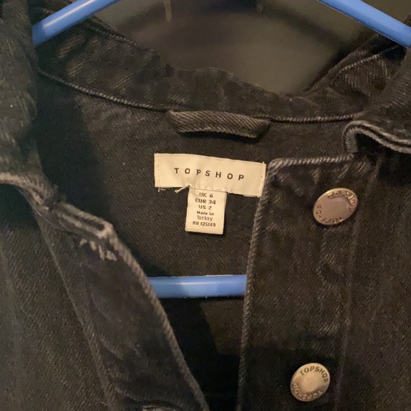 TOPSHOP crop Jean jacket - Picture 2 of 3